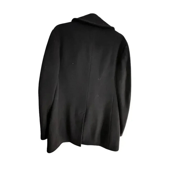 Naval Clothing Factory Blue Collared Heavy Peacoat Blazer Size 38 - Picture 9 of 10